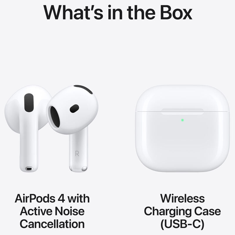 AirPods 4 with active Noise Cancellation