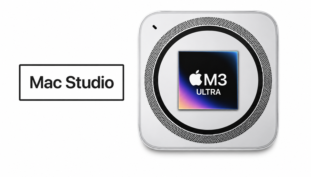 Mac Studio M3 Ultra Chip with 96GB RAM, 1TB RAM & 28 core CPU - 60 core GPU