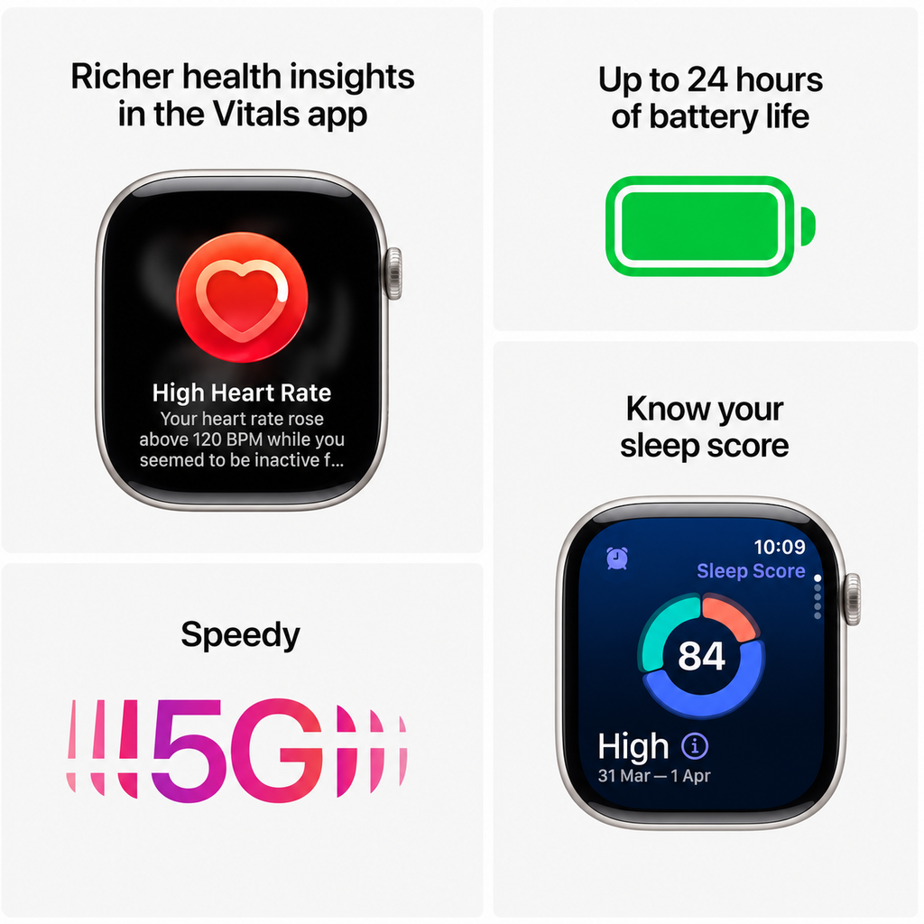Apple Watch Series 11  Titanium (GPS + Cellular)