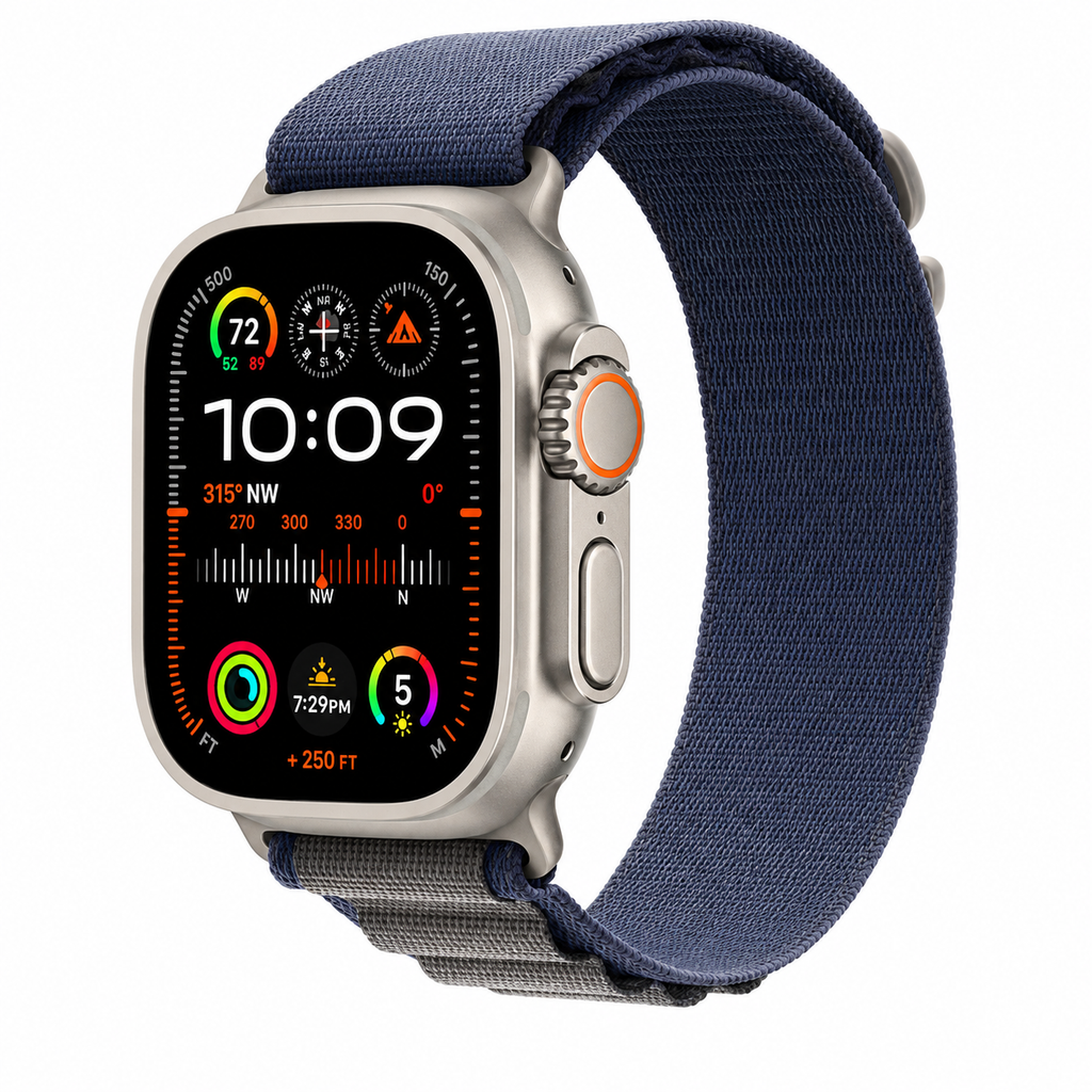 Apple Watch Ultra (GPS + Cellular) 49mm Titanium Case & Alpine Loop