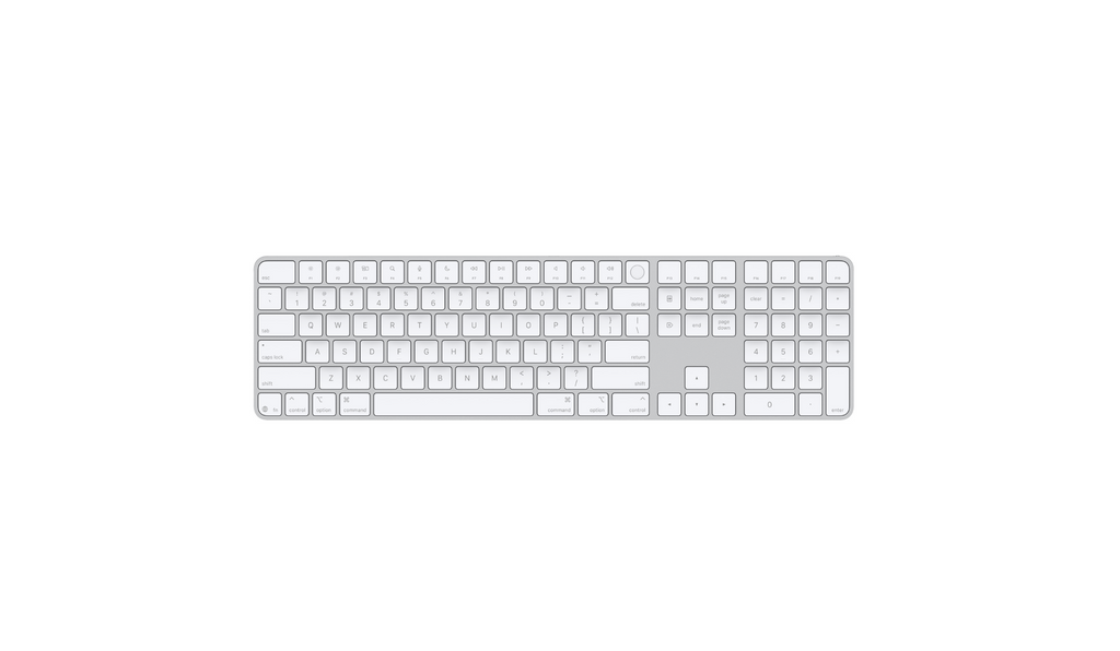 Magic Keyboard with Touch ID and Numeric Keypad for Mac models with Apple silicon (USB‑C) - US English